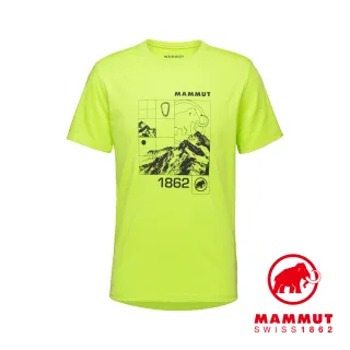 【Mammut 長毛象】Mammut Core T-Shirt Men Tiles 輕便機能短袖T 男款 淺萊姆綠 #1017-04060(網路獨家限定)