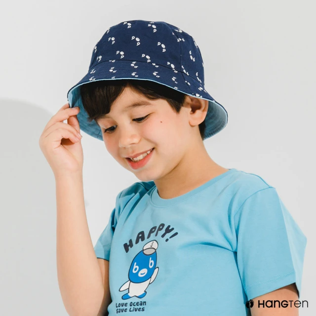 Hang Ten【Hang Ten】配件-Big Blue雙面戴兒童遮陽帽(藍)