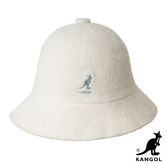 【KANGOL】BERMUDA 鐘型帽(白色)