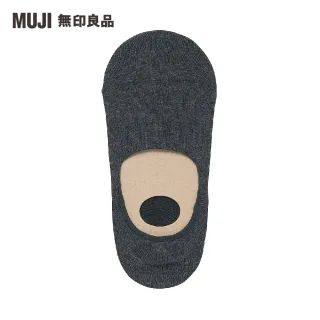 【MUJI 無印良品】女棉混輕薄腳跟防滑隱形襪(共5色)