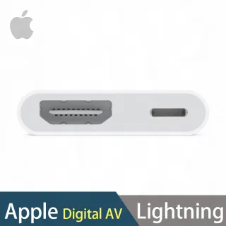【Apple 蘋果】Lightning Digital AV(HDMI)★高畫質1M傳輸線組