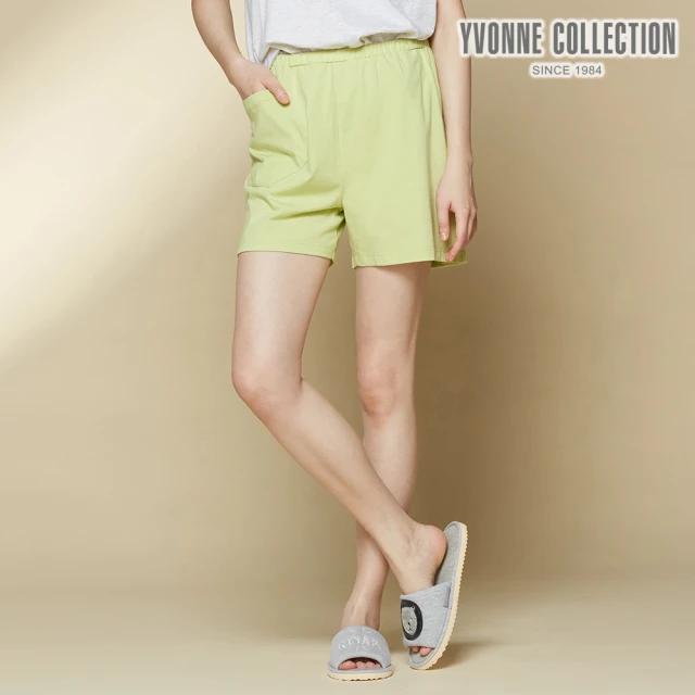 Yvonne Collection【Yvonne Collection】斜口袋短褲(新芽綠M)