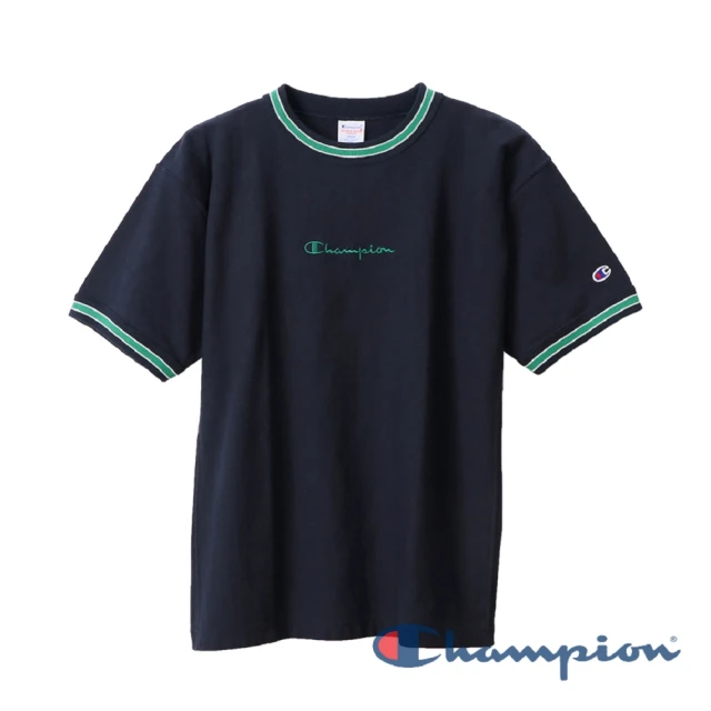 Champion【Champion】RW雙色短Tee-深藍色-9.4oz