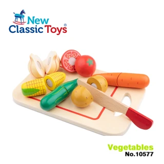 【荷蘭New Classic Toys】蔬食切切樂8件組 -10577(家家酒切切樂)