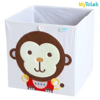 【MyTolek 童樂可】藏寶盒-猴小樂(收納布箱)