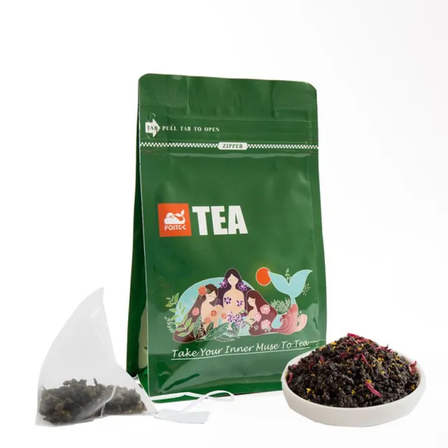 Poitc C 即期品紅寶石台灣花茶60g 立體茶包 袋裝 蜜香紅茶 桂花 洛神 中焙 有機茶 Momo購物網