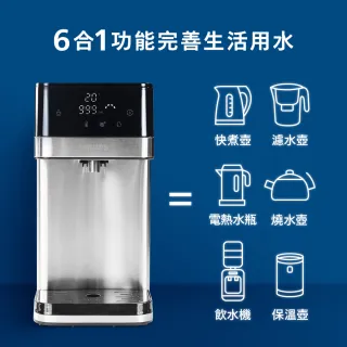 【Philips 飛利浦】2.2L免安裝瞬熱濾淨飲水機(ADD5910M)+濾芯9入