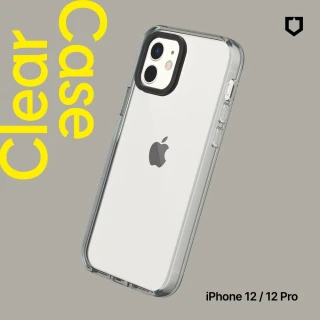 【RHINOSHIELD 犀牛盾】iPhone 12/12 Pro  6.1吋 Clear透明防摔手機殼(五年黃化保固)