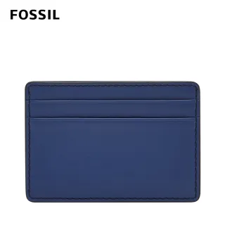 【FOSSIL】Steven 真皮卡夾-藍色 ML4395975