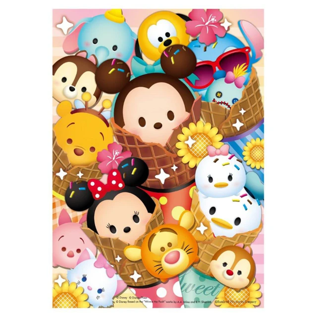 【HUNDRED PICTURES 百耘圖】Disney Tsum Tsum 10拼圖108片(迪士尼)