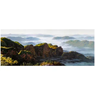 【御畫房】黃山雲海 國家一級畫師手繪油畫60×120cm(VF-53)