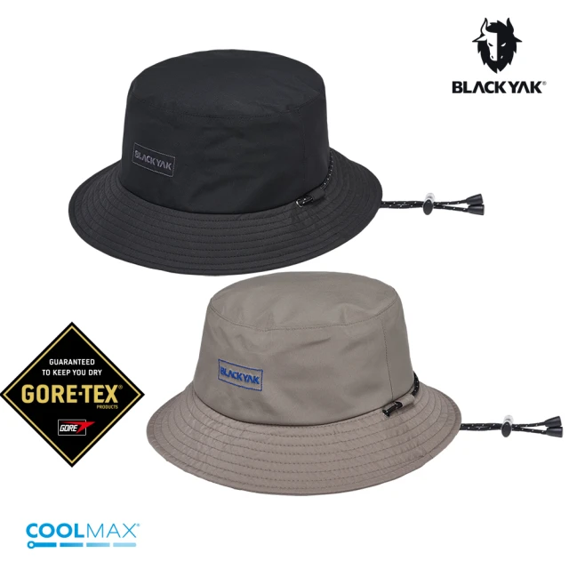 BLACK YAK【BLACK YAK】YAK GTX防水漁夫帽[深卡其/黑色]BYBB1NAH01(春夏 遮陽帽 GORETEX 漁夫帽 中性款)