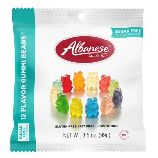 【美國艾爾巴】無糖12種小熊軟糖100g