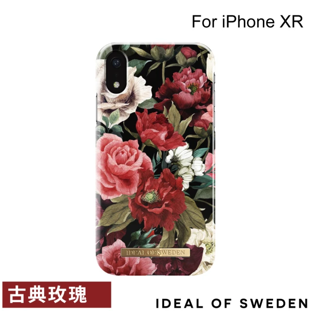 【iDeal Of Sweden】iPhone XR 6.1吋 北歐時尚瑞典流行手機殼(古典玫瑰)