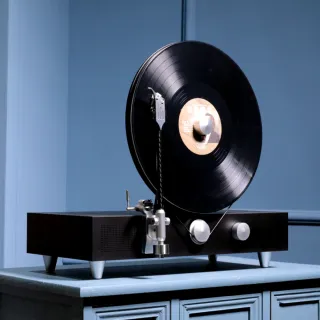 【Gramovox】Gramovox 直立式藍牙黑膠唱機/ 60週年紀念版