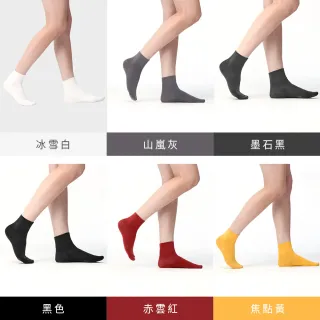 【SunFlower 三花】無痕肌1/2彩色休閒襪(焦點黃_momo獨家)
