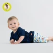 【德國Lassig】嬰幼兒抗UV短袖泳裝上衣-男-海軍藍(12個月-36個月)