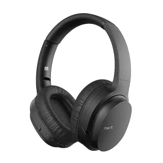 【Havit 海威特】i62 新色限定款立體聲藍牙無線耳罩式耳機(可90度折疊收納)-櫻花粉/純淨白