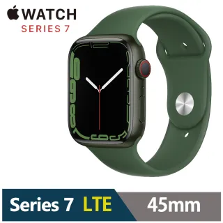 【Apple 蘋果】Apple Watch S7 LTE 45mm★海威特行充組(鋁金屬錶殼搭配運動型錶帶)