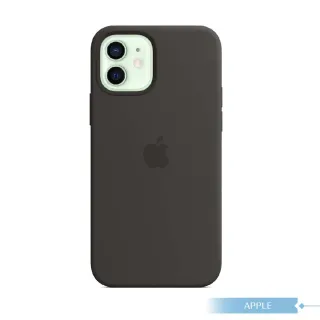 【Apple 蘋果】原廠 iPhone 12 / 12 Pro MagSafe Silicone Case 矽膠保護殼_黑色(台灣公司貨)
