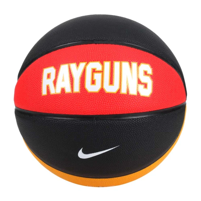 NIKE 耐吉【NIKE 耐吉】RAYGUNS 7號籃球-室內外 戶外 黑紅黃白(N100284205707)