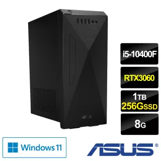 【ASUS獨家+22型16:9寬螢幕】H-S500MC i5-10400F 六核電腦(i5-10400F/8G/1T HDD+256GB SSD/RTX3060)