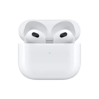 無線充電盤組【Apple 蘋果】AirPods 3全新第三代無線藍芽耳機(MagSafe充電盒 MME73TA/A)