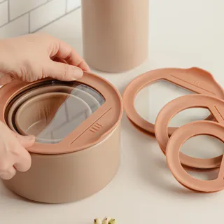 【NEOFLAM】FIKA ONE系列陶瓷保鮮盒200ml(奶茶粉/FIKA色兩色任選)