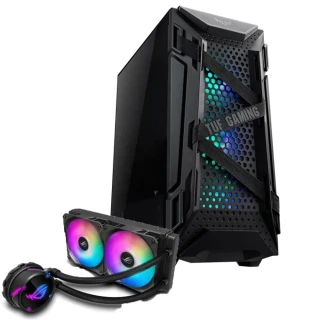 【ASUS華碩 240水冷+機殼】TUF Gaming GT301 電腦機殼+ROG STRIX LC II 280 ARGB 水冷式散熱器