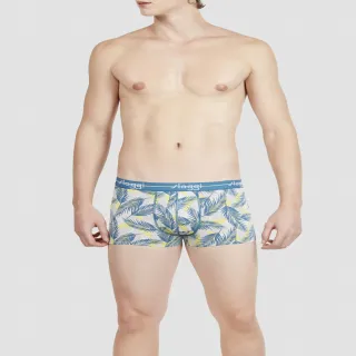 【sloggi】4件組/Men Start系列合身平口褲2件包(海洋藍/綠色世界)