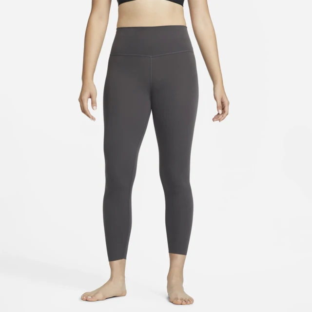 NIKE 耐吉【NIKE 耐吉】Nike As The Yoga Luxe 7/8 TGT 女 緊身褲 高腰 運動 瑜珈 深灰(CJ3802-254)