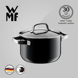 【德國WMF】Fusiontec高身湯鍋 20cm 3.7L(黑色)
