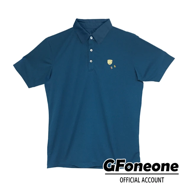 GFoneone【GFoneone】男紳士吸排口袋POLO衫C寶藍(男商務POLO衫)