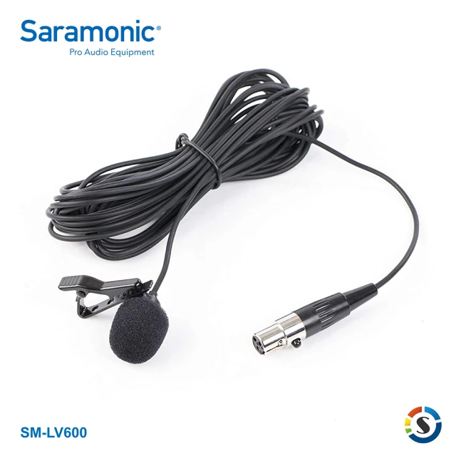 【Saramonic 楓笛】SM-LV600 全向性電容式領夾式麥克風(勝興公司貨)