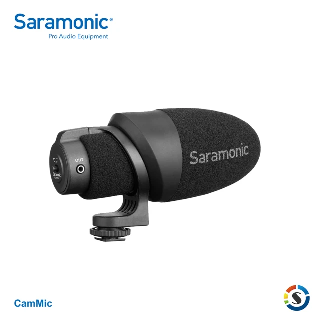 【Saramonic 楓笛】CamMic 輕量化相機、手機專用麥克風(勝興公司貨)