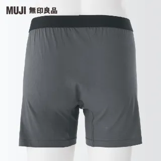 【MUJI 無印良品】男清爽舒適棉質前開平口褲(共2色)