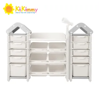 【kikimmy】玩具屋造型大容量多層置物櫃儲物櫃收納整理櫃(兩色可選)