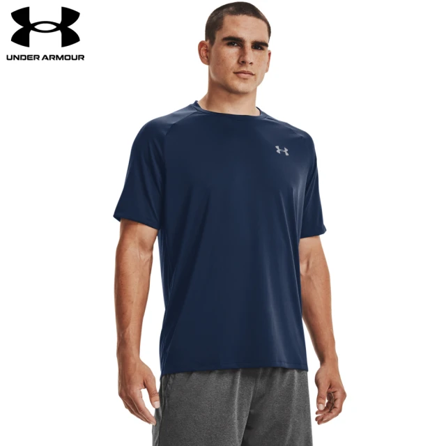 【UNDER ARMOUR】男 Tech 2.0短T-Shirt_1326413-408(藏藍色)