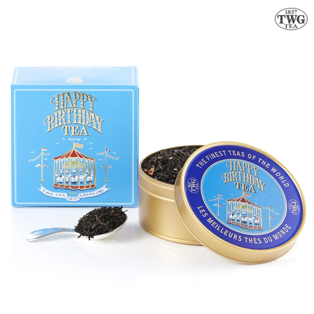 【TWG Tea】魚子醬錫罐茗茶 生日禮讚茶 100g/罐(Happy Birthday Tea;黑茶)