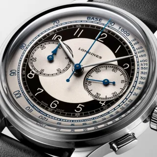 【LONGINES 浪琴 官方授權】Heritage 經典復刻 機械計時腕錶 / 40mm(L2.830.4.93.0)