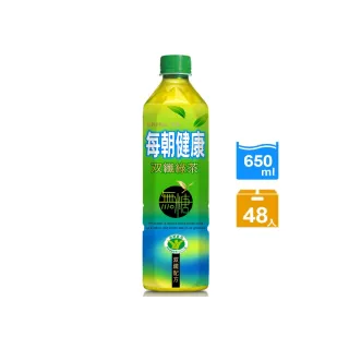 【每朝健康】雙纖綠茶650mlx2箱(共48入)