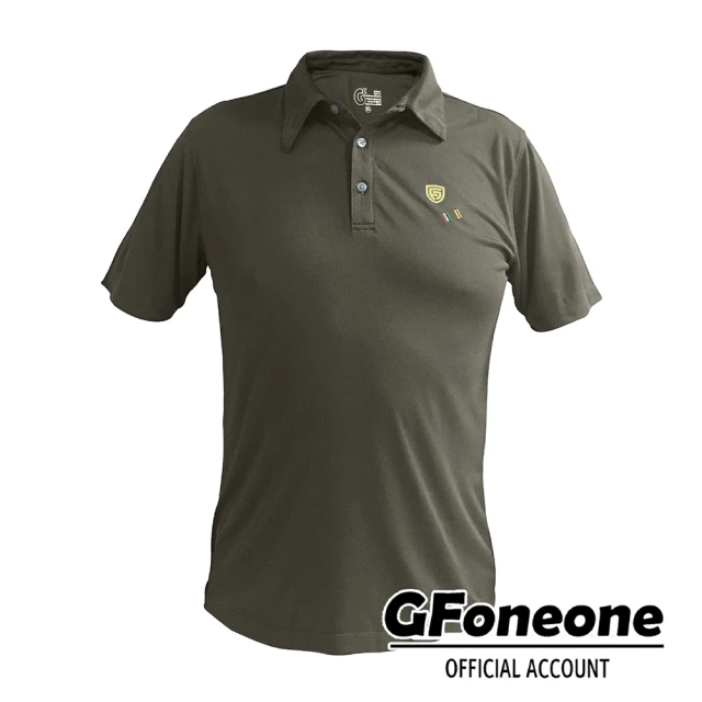 GFoneone【GFoneone】男紳士吸排口袋POLO衫C中灰(男商務POLO衫)