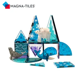 【Magna-Tiles】磁力積木25片-3入組(非洲動物+叢林動物+極地動物)