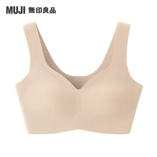 【MUJI 無印良品】女棉混尼龍全面無縫線胸罩(共3色)