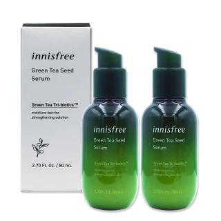 【innisfree】綠茶籽保濕精華80ml 2入(第四代NEW 國際航空版)