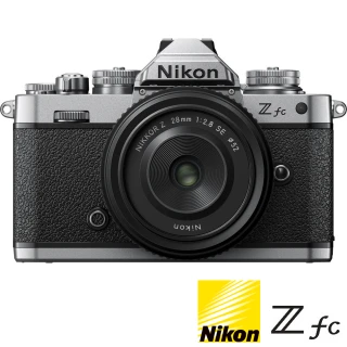 【Nikon 尼康】ZFC KIT 附 Z 28mm F2.8(公司貨 微單眼相機 4K錄影 WIFI傳輸 翻轉螢幕)