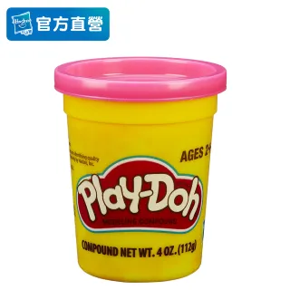 【PLAYDOH 培樂多】黏土補充罐系列-單罐無毒黏土4oz-亮粉紅色 B6756(小麥黏土/ 幼兒學習玩具/觸覺玩具)
