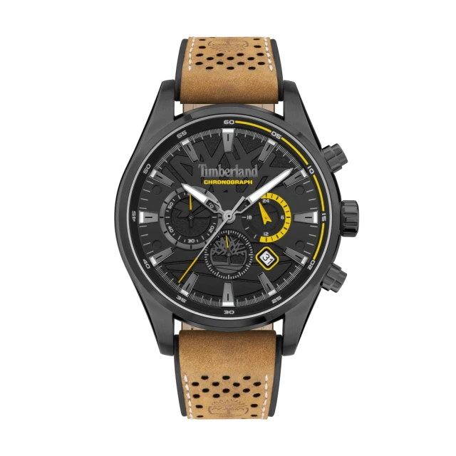 【Timberland】天柏嵐 ALDRIDGE系列 雅痞時尚皮帶腕錶46mm(TDWGC2102401)