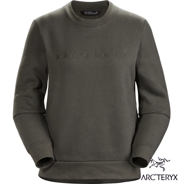 【Arcteryx 始祖鳥】女 Word 有機棉 休閒 長袖 Tee(月影綠)