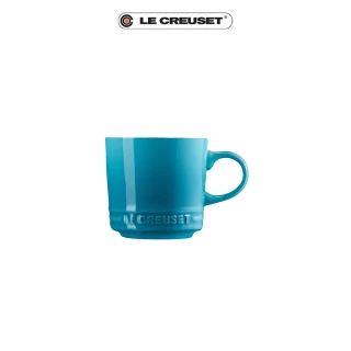 【Le Creuset】瓷器英式馬克杯300ml(加勒比海藍)